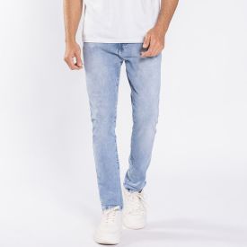 Calça Jeans Masculina Skinny Marc Alain Azul Claro