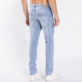 Calça Jeans Masculina Skinny Marc Alain Azul Claro