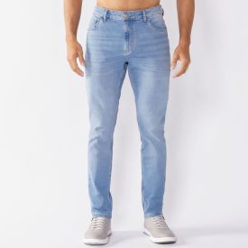 Calça Jeans Masculina Skinny Thing Azul Claro