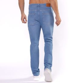 Calça Jeans Masculina Slim Marc Alain Azul Claro