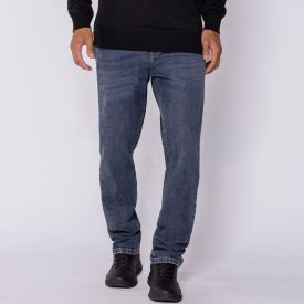 Calça Jeans Masculina Slim Marc Alain Azul Escuro