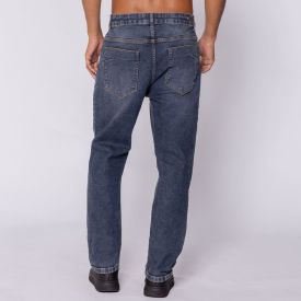 Calça Jeans Masculina Slim Marc Alain Azul Escuro
