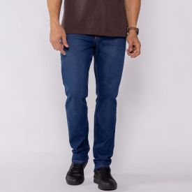 Calça Jeans Masculina Slim Marc Alain Azul Escuro