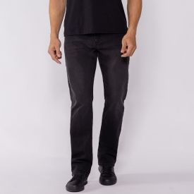Calça Jeans Masculina Tradicional Marc Alain Preto