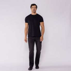 Calça Jeans Masculina Tradicional Marc Alain Preto