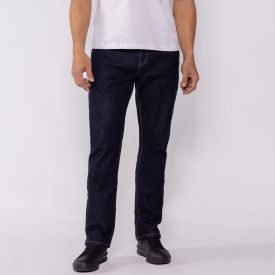 Calça Jeans Masculina Tradicional Marc Alain Azul Escuro
