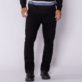 Calça Masculina Five Pocket Em Sarja Marc Alain Preto