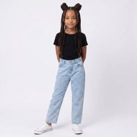 Calça Mom Infantil Menina 4 a 10 Anos Marmelada Jeans