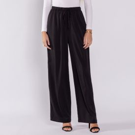 Calça Pantalona Estilo Pijama Patricia Foster