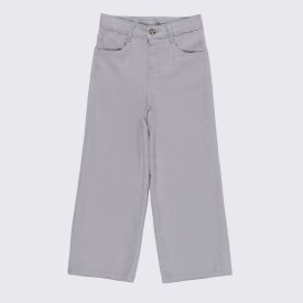 Calça Wide Leg Infantil Menina 4 a 10 Anos Marmelada
