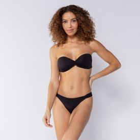 Calcinha Biquíni Fio Duplo Franzida Boby Blues Preto
