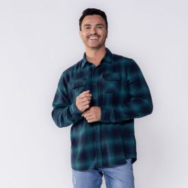 Camisa Masculina Xadrez De Flanela Marc Alain