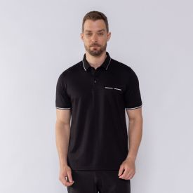 Camisa Polo Masculina Jacquard Marc Alain