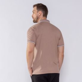 Camisa Polo Masculina Jacquard Marc Alain