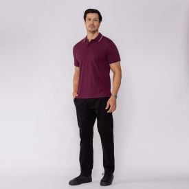 Camisa Polo Masculina De Algodão Marc Alain Figo 19-1718