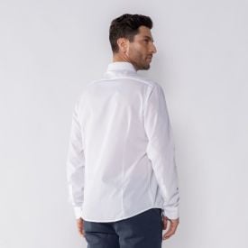 Camisa Social Masculina Com Bolso Marc Alain