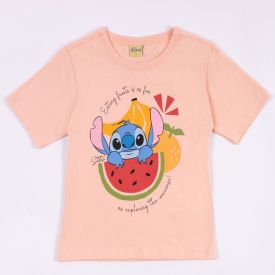 Camiseta Stitch Infantil 4 a 10 Anos Disney