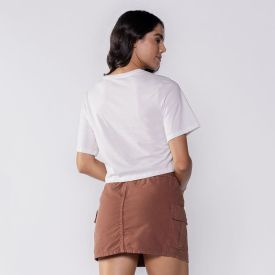 Camiseta Cropped Boby Blues Off White