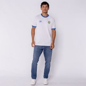 Camiseta Brasil Masculina Holográfica Penalty Branco