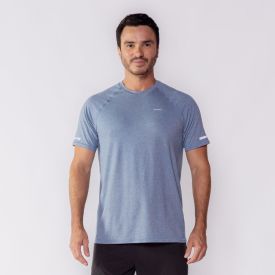 Camiseta Esportiva Masculina Rajada Scream Azul Aco
