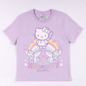 Camiseta Infantil Menina Hello Kitty