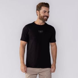 Camiseta Masculina De Algodão Peruano Marc Alain Preto