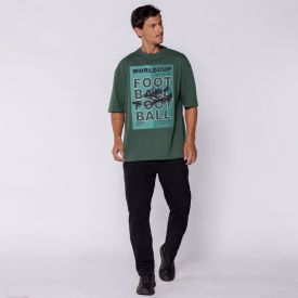 Camiseta Masculina Brazil World Cup Scream Verde