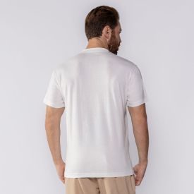 Camiseta Masculina De Algod&atilde;o Gangster Off White