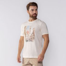 Camiseta Masculina Floren&ccedil;a Thing Off White