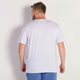Camiseta Masculina Plus Size Playstation Logo BandUP Branco