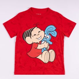 Camiseta Mônica E Sansão Infantil 4 a 10 Anos Turma da Mônica