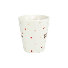 Caneca Cônica Decorada Lv Porcelanas 290Ml - Acredita Que Acontece