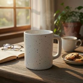 Caneca de Café Cerâmica Granilite 90Mll Wolff - Sortido