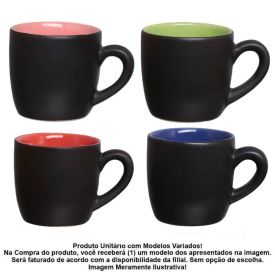Caneca de Cerâmica Agra 150Ml Hauskraft - Sortido