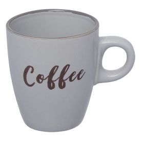 Caneca De Cerâmica Coffe Hauskraft 200Ml - Cinza