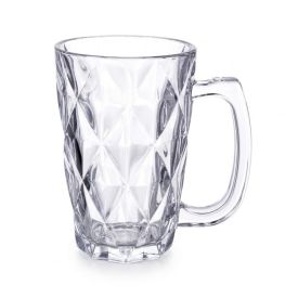 Caneca Diamond 320Ml Vidro Hauskraft - DIAMOND