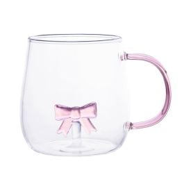 Caneca Laço 3D Vidro Borossilicato 400Ml Hauskraft - LACO 3D