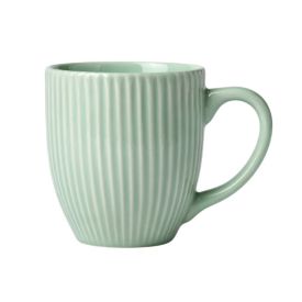 Caneca Porcelana Canelada Elegance Havan Casa 300Ml - Verde