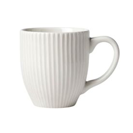 Caneca Porcelana Canelada Elegance Havan Casa 300Ml - Branco