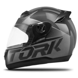 Capacete Liberty Evolution Pro Tork G7 - PRETO/CINZA 60