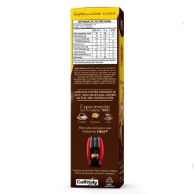 C&aacute;psulas De Cappuccino Classic 110G Tres 3 Cora&ccedil;&otilde;es - 10 C&aacute;psulas