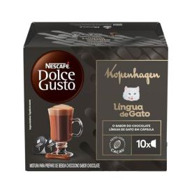 Cápsulas De Nescafé Kopenhagen Língua De Gato Dolce Gusto - 10 Cápsulas