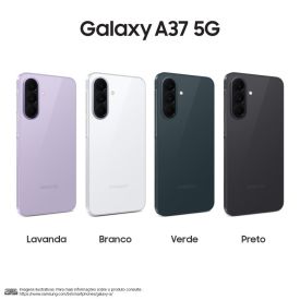 Celular Samsung Galaxy A37 5G 128Gb 6Gb Ram Câmera 50Mp Recursos Ai - Branco