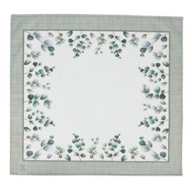 Centro de Mesa 78X78 cm Clean Renova Dohler - Folhas Verdes