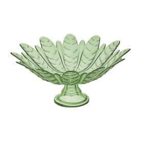 Centro de Mesa com Pé Folhas Verde Vitazza - 39cm