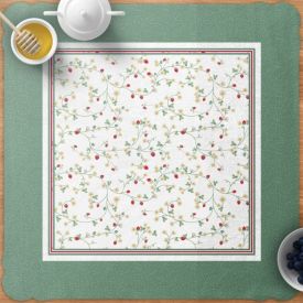 Centro de Mesa Viena 65X65cm Havan Casa - Morangos