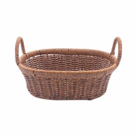Cesto Oval Com Alça Havan Casa 28,5 Cm - Natural