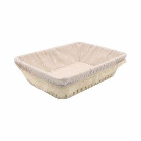 Cesto Retangular Com Forro De Tecido 24Cm Havan Casa - Estampado