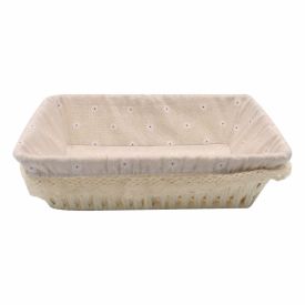 Cesto Retangular Com Forro De Tecido Havan Casa 32Cm - Estampado