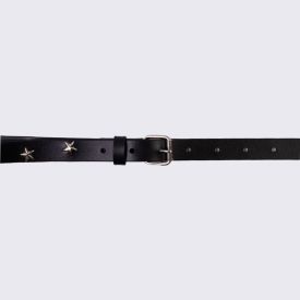 Cinto Feminino De Couro Sintético Estrelas Boby Blues Preto